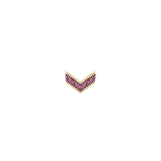 Rave - Amethyst - Threadless End Threadless Ends Buddha Jewelry Yellow Gold