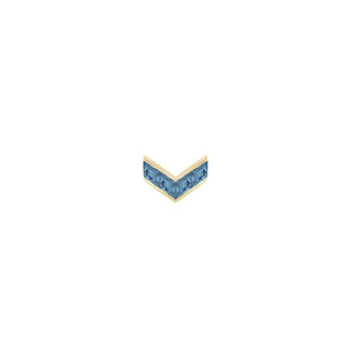 Rave - London Blue Topaz - Threadless End Threadless Ends Buddha Jewelry Yellow Gold