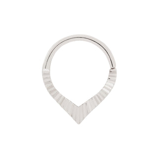 Rise Lazer - Seam Ring Seam Rings Buddha Jewelry White Gold