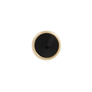 Round Reverse Set - Black Spinel - Threadless End Threadless Ends Buddha Jewelry