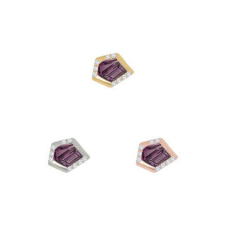 Route - Amethyst - Threadless End Threadless Ends Buddha Jewelry