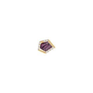 Route - Amethyst - Threadless End Threadless Ends Buddha Jewelry Yellow Gold