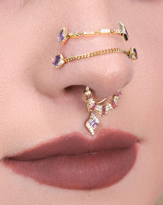 Reyna - Amethyst - Threadless End Threadless Ends Buddha Jewelry