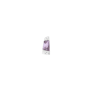 Saboteur - Amethyst - Threadless End Threadless Ends Buddha Jewelry White Gold