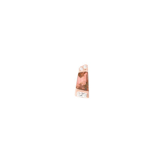 Saboteur - Garnet - Threadless End Threadless Ends Buddha Jewelry Rose Gold