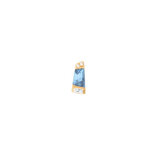 Saboteur - London Blue Topaz - Threadless End Threadless Ends Buddha Jewelry Yellow Gold