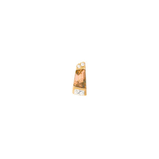 Saboteur - Orange Garnet - Threadless End Threadless Ends Buddha Jewelry Yellow Gold