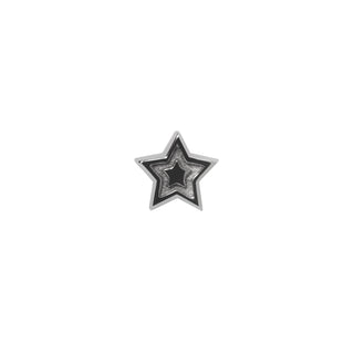 Starstruck Black Rhodium Threadless End Threadless Ends Buddha Jewelry