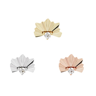 Surrender - CZ - Threadless End Threadless Ends Buddha Jewelry