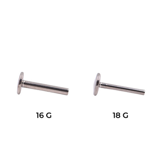 Titanium Threadless Post by Cascade Body Jewelry Posts Cascade Body Jewelry 18g 1/4" (6.5mm)