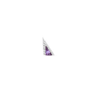 Transmission - Amethyst - Threadless End Threadless Ends Buddha Jewelry White Gold