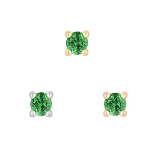 Tsavorite Prong - Threadless End Threadless Ends Buddha Jewelry