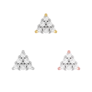 Vain - Diamond - Threadless End Threadless Ends Buddha Jewelry
