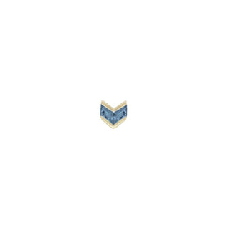 Vande - London Blue Topaz - Threadless End Threadless Ends Buddha Jewelry Yellow Gold