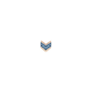 Vande - London Blue Topaz - Threadless End Threadless Ends Buddha Jewelry Rose Gold