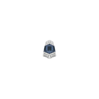 Vera - London Blue Topaz - Threadless End Threadless Ends Buddha Jewelry White Gold