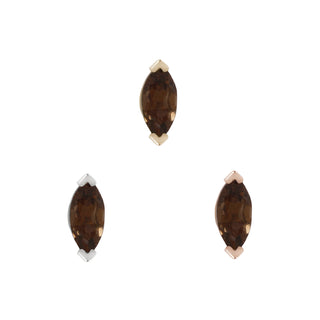 Zuri - Smoky Quartz - Threadless End Threadless Ends Buddha Jewelry