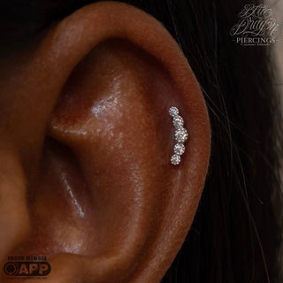 Infinity - CZ - Threadless End Threadless Ends Buddha Jewelry