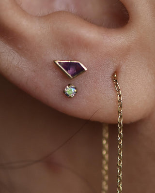 Transcend - Amethyst - Threadless End Threadless Ends Buddha Jewelry