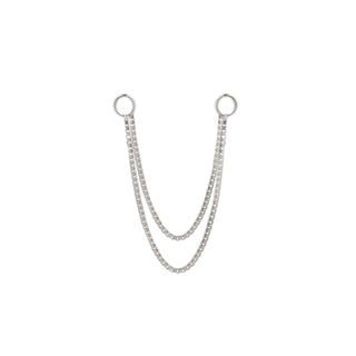 Double Box Chain Chains Buddha Jewelry White Gold