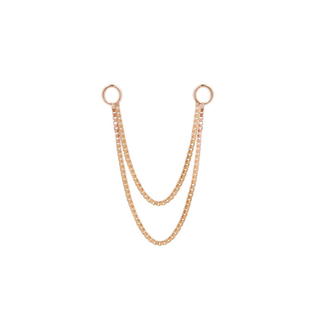 Double Box Chain Chains Buddha Jewelry Rose Gold
