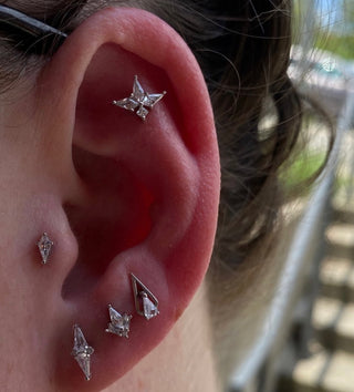 L.A. Baby - CZ - Threadless End Threadless Ends Buddha Jewelry