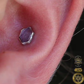 Pump Up The Volume - Amethyst - Threadless End Threadless Ends Buddha Jewelry