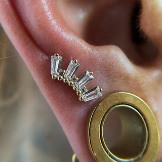Crown Jewels - CZ - Threadless End Threadless Ends Buddha Jewelry