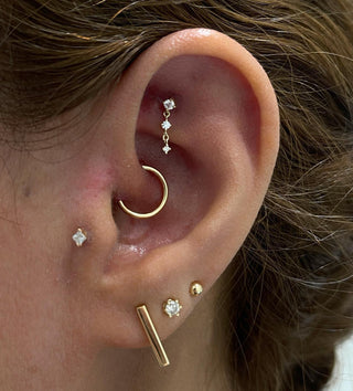 Kiera - CZ - Threadless End Threadless Ends Buddha Jewelry