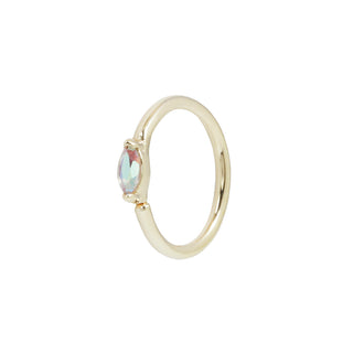 Zuri Mercury Mist Seamless Ring Seam Rings Buddha Jewelry Yellow Gold