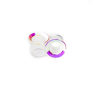 Glass Eyelets - Assorted Iridescent Glass Buddha Jewelry