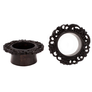 In Yo Lace Eyelets - Arang Wood Plugs Buddha Jewelry