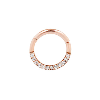 Dia - CZ - Clicker Clickers Buddha Jewelry Rose Gold 5/16"