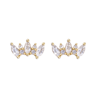 RION x Buddha Jewelry Alice Earrings - White Sapphire Earrings RION x Buddha Jewelry