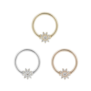 Eloise CZ Seamless Ring Seam Rings Buddha Jewelry