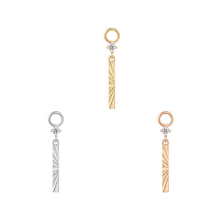 Labyrinth - CZ - Gold Charm Charms Buddha Jewelry