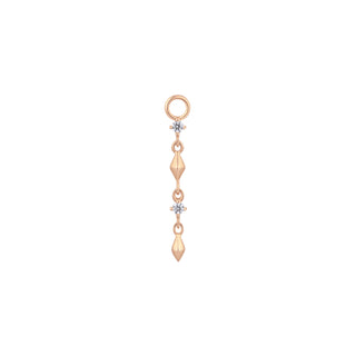 Ischia - CZ - Gold Charm Charms Buddha Jewelry Rose Gold  