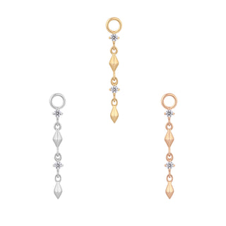 Ischia - CZ - Gold Charm Charms Buddha Jewelry