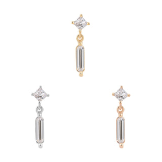 Aha Moment - CZ - Threadless End Threadless Ends Buddha Jewelry