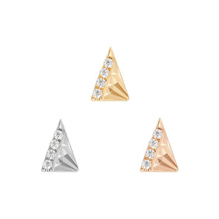 Highlight - CZ - Threadless End Threadless Ends Buddha Jewelry