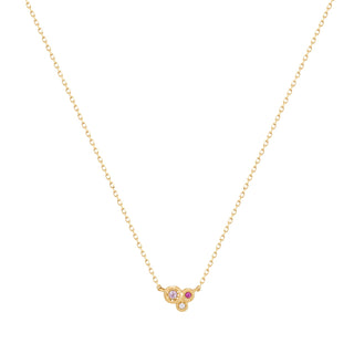 RION x Buddha Jewelry Poppi Necklace - Ruby + Sapphires Necklaces RION x Buddha Jewelry