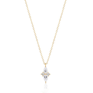 RION x Buddha Jewelry Ethereal Necklace - White Sapphire Necklaces RION x Buddha Jewelry