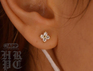 Corazon CZ - Threadless End Threadless Ends Buddha Jewelry
