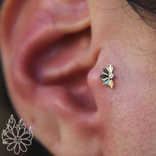 Surrender - CZ - Threadless End Threadless Ends Buddha Jewelry