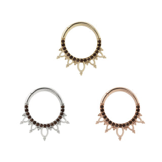 Indra - Smoky Quartz - Clicker Clickers Buddha Jewelry