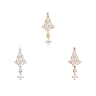 It's All Happening - Dangle CZ - Threadless End Threadless Ends Buddha Jewelry