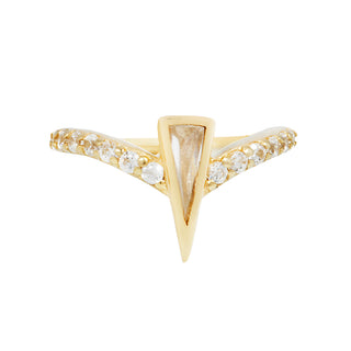 Mikah - CZ - Clicker Clickers Buddha Jewelry Yellow Gold 5/16"