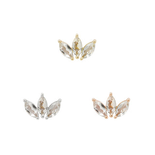 Mini Moet - Swarovski CZ Threadless End Threadless Ends Buddha Jewelry