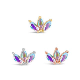 Moet - Mercury Mist Topaz Threadless End Threadless Ends Buddha Jewelry