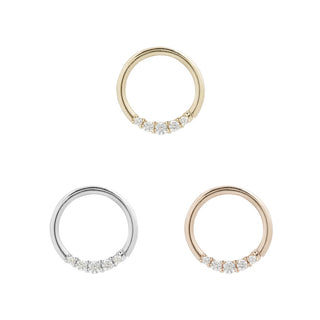 Sophia CZ Seamless Ring Seam Rings Buddha Jewelry